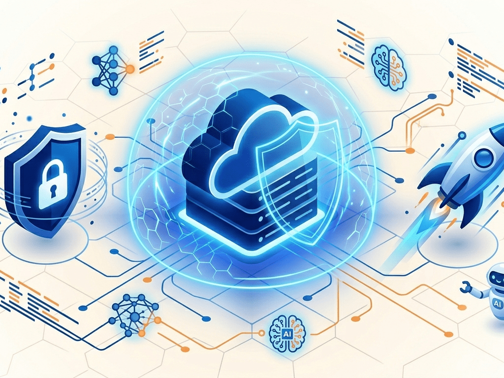 AI-powered SShield cyber security firewall protecting cloud VPS server from malware and viruses on SPanel.