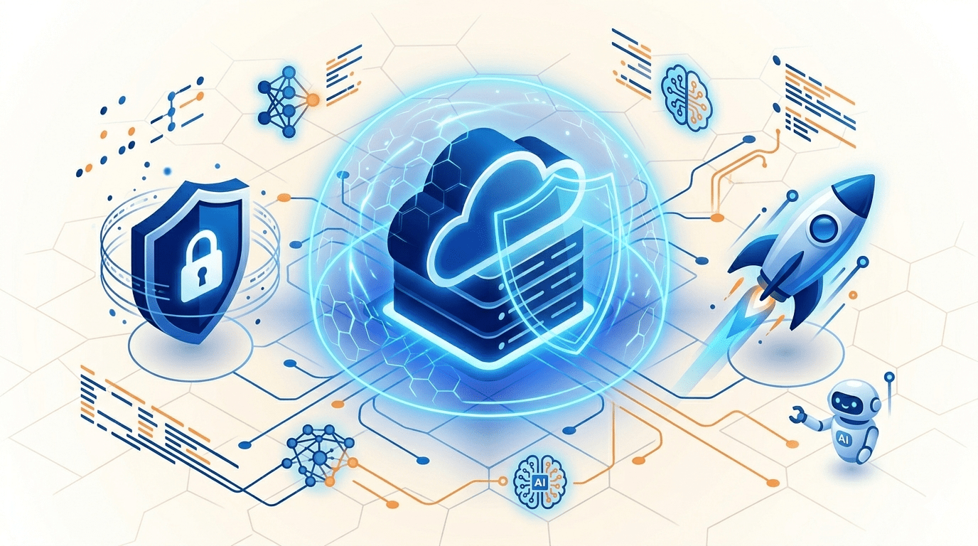 AI-powered SShield cyber security firewall protecting cloud VPS server from malware and viruses on SPanel.