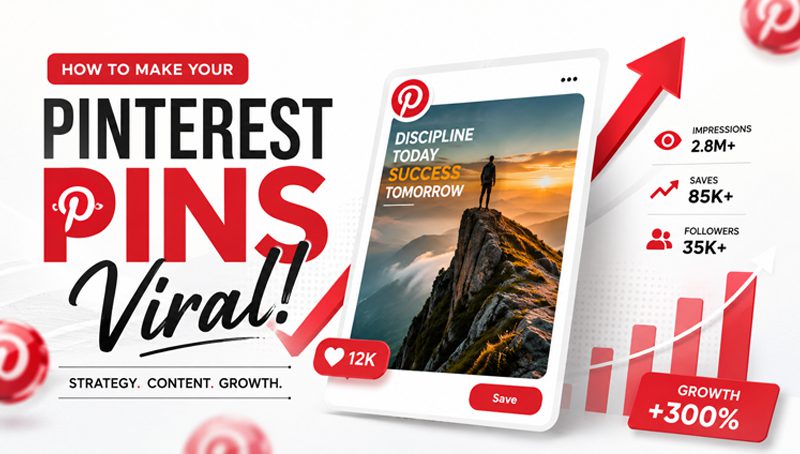 A professional guide on how to get a viral pin on Pinterest for blog traffic.